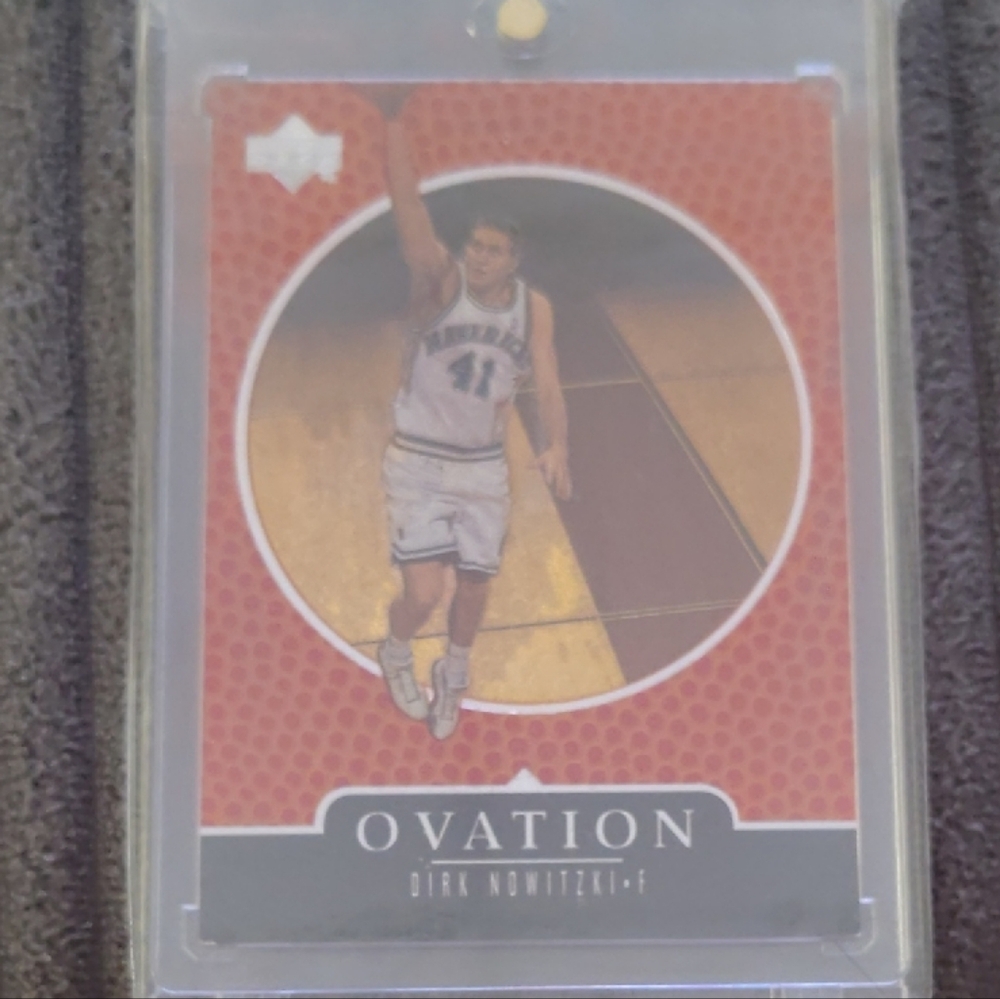 Ovation Basketball Trading Card - Red